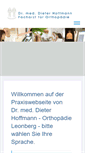 Mobile Screenshot of dr-hoffmann-leonberg.de